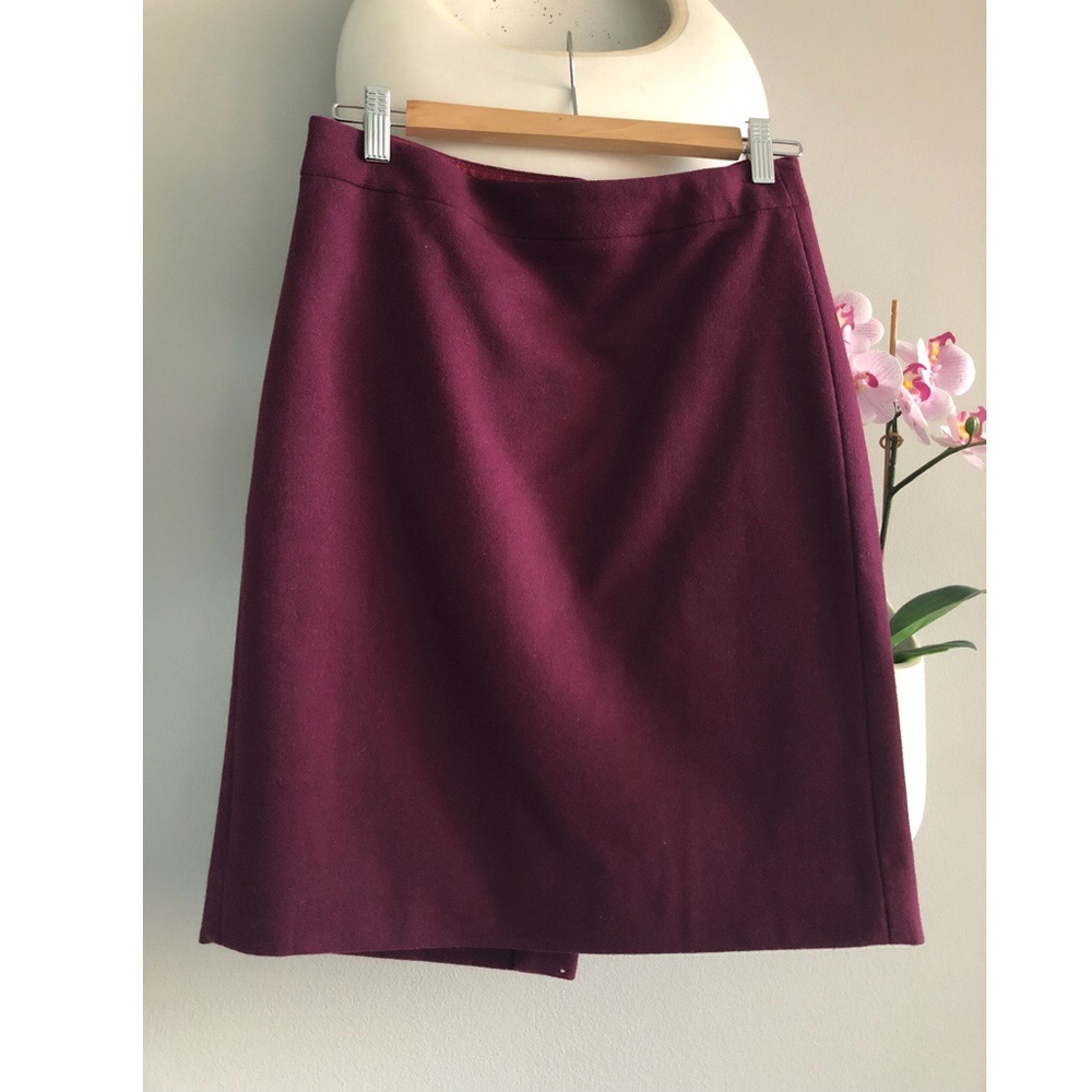 J. Crew wool pencil skirt
